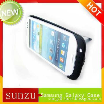 Silicone hard black and white case for Samsung galaxy case